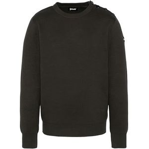 Schott NYC PLKERN4 trui donker kaki S, donkerkaki, S