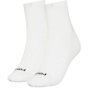 PUMA - Sokken - Effen Kleuren - Set van 2 Paar - Katoenmix met Stretchgehalte