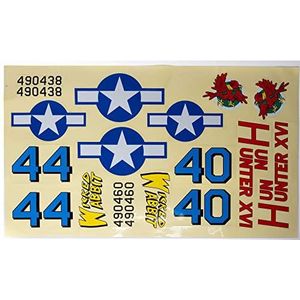HANGAR 9 Fun Scale P-47 Thunderbolt PNP, HAN338022, stickerset, meerkleurig