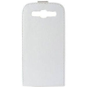 KSIX B8466FU90B Flip Up Case voor Samsung Galaxy SIII wit