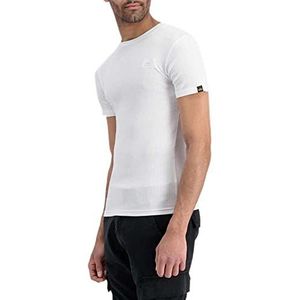 Alpha Industries X-Fit Rib T Shirt voor Heren White