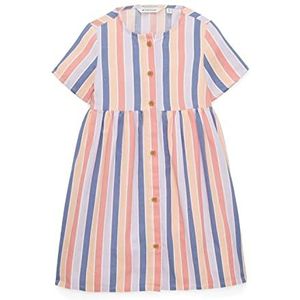 TOM TAILOR Meisjes Jurk 1035183, 31456 - Vertical Multicolor Stripe, 128-134
