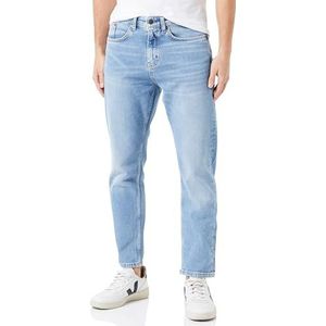 Marc O'Polo - Linus - Jeans - Lichtblauw - Tapered Pasvorm, 5-Pocket-Style, Gewassen Effect
