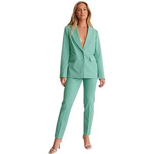 NA-KD Dames getailleerd pak Broek, Eden Groen, 34 NL
