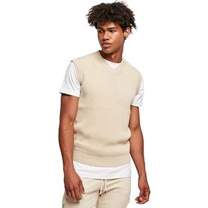 Urban Classics Heren Knit Slipover Sweater Sweater, softseagrass, XXL