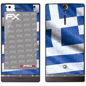 atFoliX voetbal 2012 Griekenland vlag designfolie voor Sony Xperia S