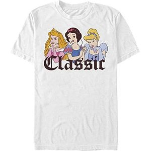 Disney Princesses - Classic Princesses Unisex Crew neck T-Shirt White L