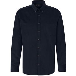 bugatti Vrijetijdshemd voor heren, 1:1 mouw, blauw, L