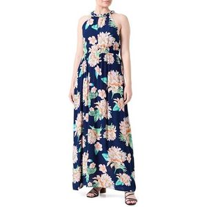 Vimesa Braided Maxi Dress/Ka/Su, Navy Blazer/Aop: Multi Flower, 40