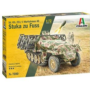 Italeri 7080S 1:72 Sd.Kfz. 251/1 ""Stuka zu Fuss - Modelbouw, Bouwpakket, Staande modelbouw, knutselen, hobby, lijmen, plastic bouwset, meerkleurig