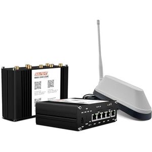 SELFSAT MWR 5560 eSIM 5G Cat 20 WLAN-router tot 3,4 Gbps incl. Shark 5G antenne wit