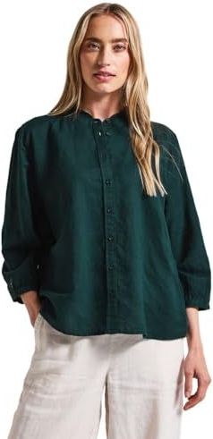 Street One - Linnen Blouse - Groen - Dames