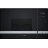 Siemens BE525LMS0 iQ500 Inbouwmagnetron, 38 cm, 20 l, 800 W, grill 1000 W, zwart en roestvrij staal