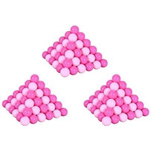 Knorrtoys 56792 Ballenset, 300 kleurrijke plastic ballen/ballen voor ballenbad, 6 cm diameter, in kleurmix roze/roze, zonder gevaarlijke weekmakers, TÜV-getest