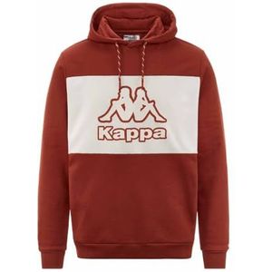 KAPPA FERTI SWT SWEAT OMINI | MAN | SIZE M | RED CRETA/WHITE MILK