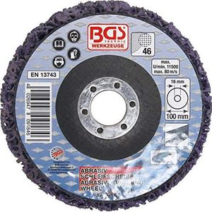BGS 9184 | Schuur Slijpschijf | zwart | Ø 100 mm | boring 16 mm