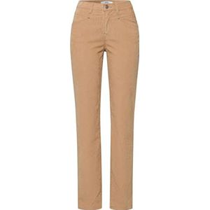 BRAX Carola New Corduroy damesbroek, camel, 34W / 30L