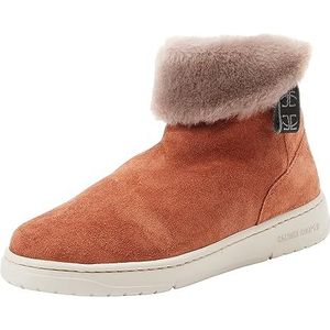 FALC Vela Zip schoenen met veters voor dames, cognac, 36 EU, Cognac, 36 EU