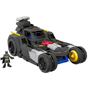 Fisher-Price GMH33 - Imaginext DC Super Friends Transformations Batmobile R/C afstandsbediening Batman voertuig met licht en geluid Speelgoed voor kinderen vanaf 3 jaar