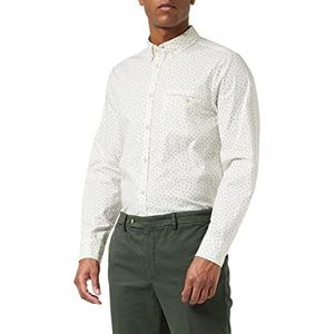 MUSTANG Clemens AOP Coel Klassiek overhemd voor heren, Floral Aop_ecru 12333, S