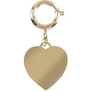 Draeger Paris Charm hart, 2x1,5cm, synthetisch, Geen edelsteen