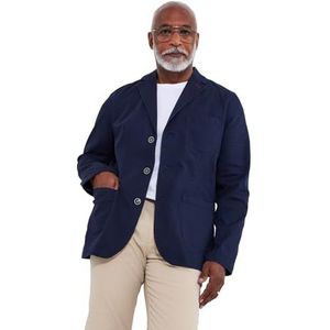Joe Browns Herenmode vintage werkkleding twill blazer, marineblauw, 58