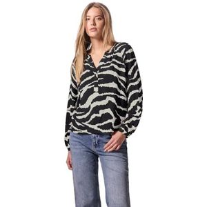 Street One Studio Raglan-blouse met patroon, Flint Grey, 42