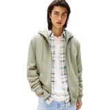 Tommy Jeans - Sweatjack - Effen - Regular Fit - Katoenmix - Met Capuchon