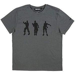 Artesania Cerda Camiseta Corta Fortnite T-shirt voor heren, grijs (Gris C13), L