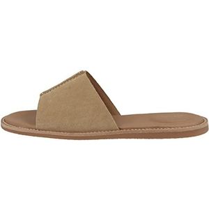 Clarks Karsea Mule Slide damessandaal, Light Tan Suède., 41.5 EU