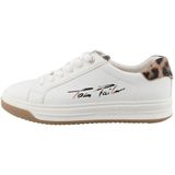 Sneakers - Imitatieleer - Zwart - Vetering met Logoprint