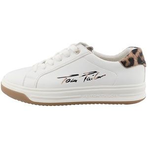 Sneakers - Imitatieleer - Zwart - Vetering met Logoprint