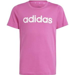 adidas Meisjes Junior Essentials lineair logo katoenen slim fit T-shirt