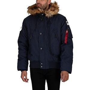 ALPHA INDUSTRIES Polar Jacket SV Herenjas, Blauw, XL