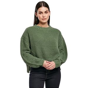 Urban Classics Brede oversized sweater voor dames, Salvia, 3XL
