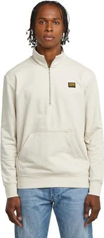G-star Label Badge Sweatshirt Met Halve Rits
