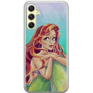 ERT GROUP mobiel telefoonhoesje voor Samsung A34 5G origineel en officieel erkend Disney patroon Ariel 004 optimaal aangepast aan de vorm van de mobiele telefoon, hoesje is gemaakt van TPU