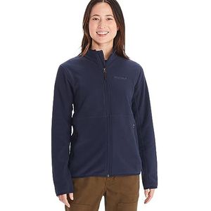 Marmot Dames Wm's Rocklin Full Zip Jacket, Warme fleecejas, outdoorjas met doorlopende ritssluiting, ademende en winddichte trui, Arctic Navy, XL