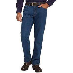 JP 1880 Heren grote maten grote maten Menswear L-8XL Jeans, 5-Pocket, Regular Fit, tot maat 70/35 809091, Denim Blauw, 34W / 30L