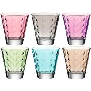 Leonardo Optic Drinkglas - set van 6 kleuren