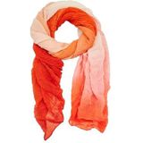 Desigual Fou_Flow RECTANGL Foulard, Oranje, One Size, oranje, Eén Maat