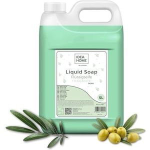 IDEA HOME FRAGANTE Vloeibare Handzeep 5L – Crèmezeep, Voedend, Hydraterend, Geschikt voor Alle Huidtypes – Ideaal voor Dispensers, Olive
