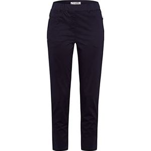 Raphaela by Brax Lavina Zip 6/8 Super lichte katoenen broek, Navy, 42, marineblauw, 68