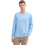 TOM TAILOR heren trui, 37092 - Sky Blue Dark Melange, XXL