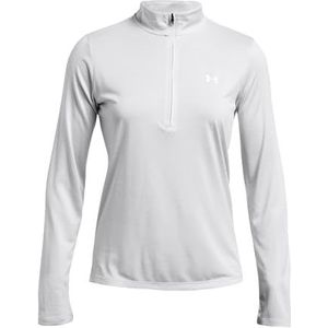 Under Armour Tech 1/2 Zip- Twist, Halo Grijs//Wit, XXL