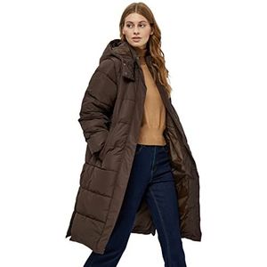 Peppercorn Dames Gaby Puffer Jas 1, Leisteen Bruin, M