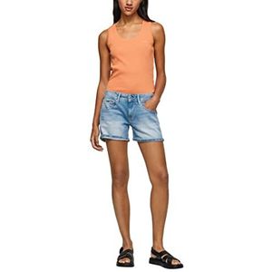 Pepe Jeans Siouxie Shorts voor dames, Blauw (Denim-nb8), 30W