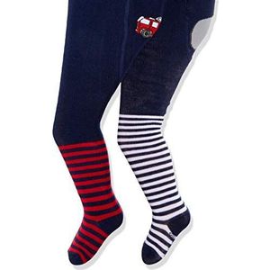 Playshoes Unisex baby panty walvis 2-pack 498890, 900 - blauw/rood, 86-92, 900, blauw/rood, 86-92
