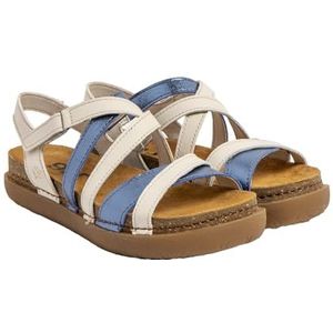 ART 1714 Rhodes, damessandalen, Nappa Cream Blue, 36 EU