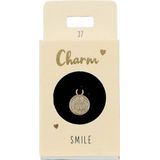 Depesche 11834-037 Bedel Emoji, vergulde hanger voor kettingen, armbanden en oorbellen, ideaal als klein geschenk